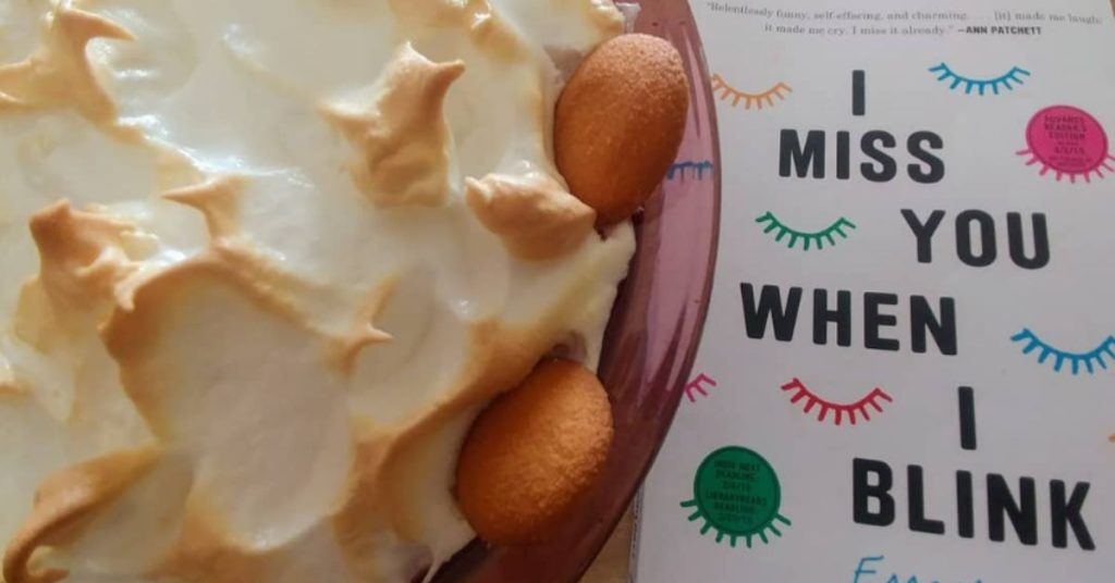 book with banana pudding